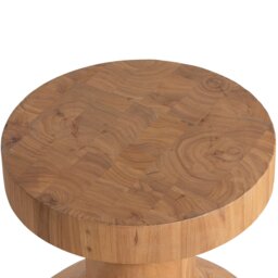 Carver Coffee Table 35x35cm, Round Wood - Barker & Stonehouse - thumbnail 4