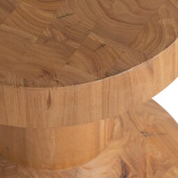Carver Coffee Table 35x35cm, Round Wood - Barker & Stonehouse - thumbnail 3