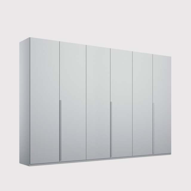 Frans 6 Door Wardrobe 301Cm, Grey - Barker & Stonehouse - image 1