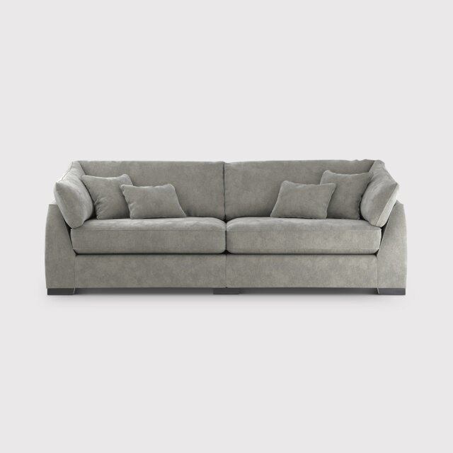 Borelly 4 Seater Sofa, Grey Fabric - Barker & Stonehouse - image 1
