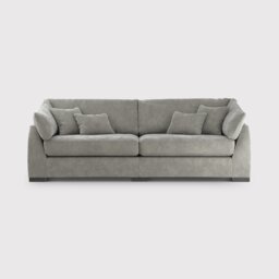 Borelly 4 Seater Sofa, Grey Fabric - Barker & Stonehouse