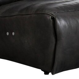 Timothy Oulton Slouchy Armchair, Grey Leather - Barker & Stonehouse - thumbnail 4