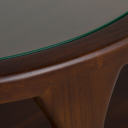 Meeru Wood Coffee Table 122X65X43.5 Cm, Round, Brown - Barker & Stonehouse - thumbnail 4