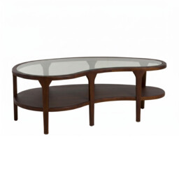 Meeru Wood Coffee Table 122X65X43.5 Cm, Round, Brown - Barker & Stonehouse - thumbnail 3