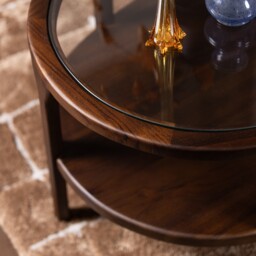 Meeru Wood Coffee Table 122X65X43.5 Cm, Round, Brown - Barker & Stonehouse - thumbnail 6