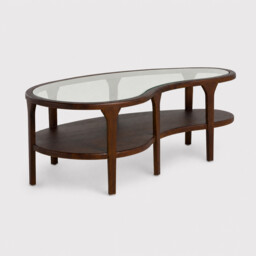 Meeru Wood Coffee Table 122X65X43.5 Cm, Round, Brown - Barker & Stonehouse - thumbnail 1