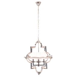 Silver 4 Shade Pendant Light Metal - Barker & Stonehouse - thumbnail 2