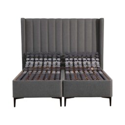 Tempur Suffolk King Slim Disc Adj Divan Bed, Grey Fabric - Barker & Stonehouse - thumbnail 3