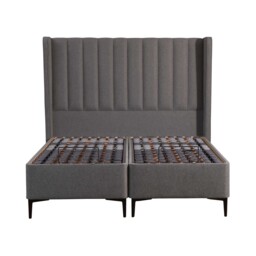 Tempur Suffolk King Slim Disc Adj Divan Bed, Grey Fabric - Barker & Stonehouse - thumbnail 4