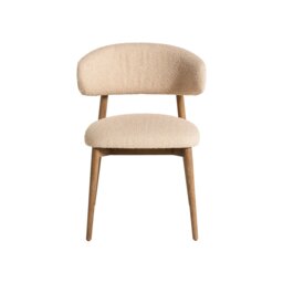Lexa Dining Chair, Neutral Boucle - Barker & Stonehouse - thumbnail 5