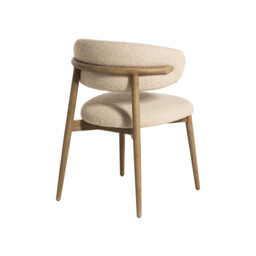 Lexa Dining Chair, Neutral Boucle - Barker & Stonehouse - thumbnail 6