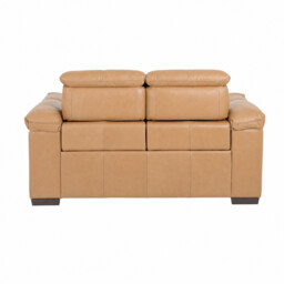 Mortimer 2 Seater Power Recliner Sofa, Brown Leather - Barker & Stonehouse - thumbnail 5