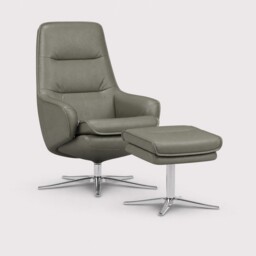 Nova SP6200 Recliner Chair & Footstool Leather - Barker & Stonehouse - thumbnail 1