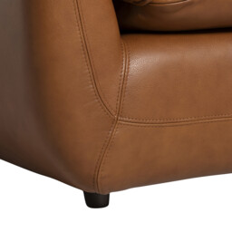 Pelle 1.25 Arm Armchair, Brown Leather - Barker & Stonehouse - thumbnail 6