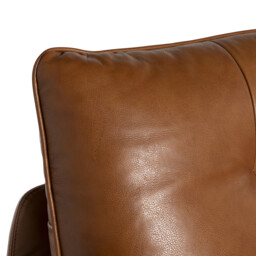 Pelle 1.25 Arm Armchair, Brown Leather - Barker & Stonehouse - thumbnail 3