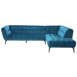 Azalea Corner Group Chaise Right Sofa, Teal - Barker & Stonehouse - thumbnail 2