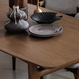 Marlow 160-215cm Extending Dining Table, Brown Oak - Barker & Stonehouse - thumbnail 3