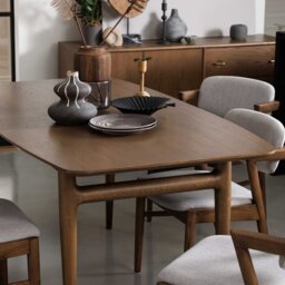 Marlow 160-215cm Extending Dining Table, Brown Oak - Barker & Stonehouse - thumbnail 2
