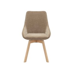 Beckton Dining Chair With 360 Swivel Fabric - Barker & Stonehouse - thumbnail 2