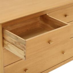 Ercol Teramo 5 Drawer Wide Chest, Neutral Oak - Barker & Stonehouse - thumbnail 5