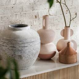 Stone Effect Round Vase Ceramic - Barker & Stonehouse - thumbnail 2
