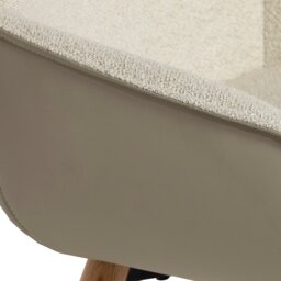 Fenris Dining Chair With Arms Beige, Neutral Fabric - Barker & Stonehouse - thumbnail 6