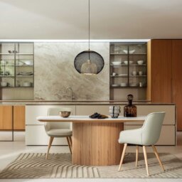 Fenris Dining Chair With Arms Beige, Neutral Fabric - Barker & Stonehouse - thumbnail 3