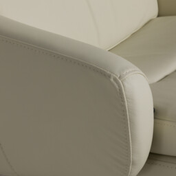Lyra Sp6100 Recliner Chair & Footstool, White Leather - Barker & Stonehouse - thumbnail 6