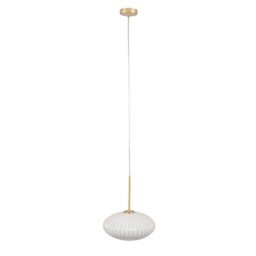 White Oval Pendant Light Glass - Barker & Stonehouse - thumbnail 4