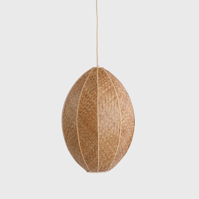 Large Brown Woven Pendant Light - Barker & Stonehouse