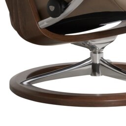 Stressless Consul Large Recliner Chair & Stool, Brown Leather - Barker & Stonehouse - thumbnail 5