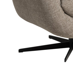 Uma Swivel Armchair, Neutral Boucle - Barker & Stonehouse - thumbnail 5