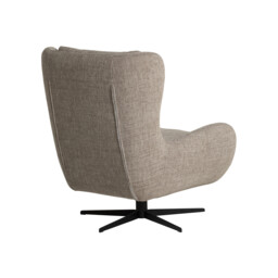 Uma Swivel Armchair, Neutral Boucle - Barker & Stonehouse - thumbnail 6