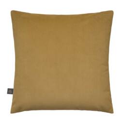 Mustard Faux Suede Cushion, Square, Yellow Polyester - Barker & Stonehouse - thumbnail 5