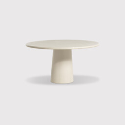 Muse Round Dining Table 140x75cm, Round, Neutral Wood - Barker & Stonehouse