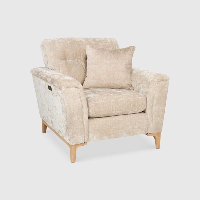 Ercol Sandford Motion Lounger Recliner Chair, Neutral Fabric - Barker & Stonehouse - image 1