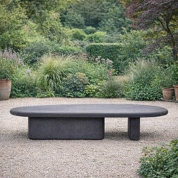 Phuket Coffee Table, Round, Black - Barker & Stonehouse