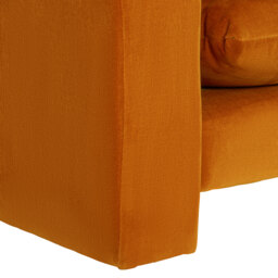 Hoxton Small Sofa, Orange Fabric - Barker & Stonehouse - thumbnail 5