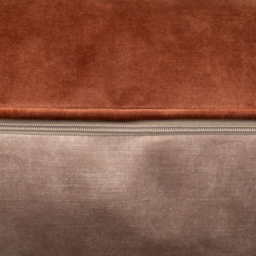Two Tone Terra/Camel Cushion, Square, Orange - Barker & Stonehouse - thumbnail 4