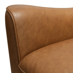 Charfield Swivel Recliner Chair 3015M, Brown Leather - Barker & Stonehouse - thumbnail 5