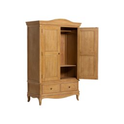 Cecile Double Wardrobe, Neutral Wood - Barker & Stonehouse - thumbnail 3