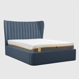 Tempur Horton Ottoman 150X200Cm Bed, Blue Fabric - King - Barker & Stonehouse