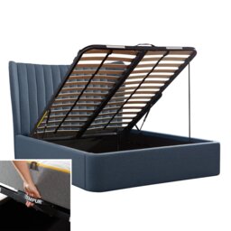 Tempur Horton Ottoman 150x200cm Bed, Blue Fabric - King - Barker & Stonehouse - thumbnail 6
