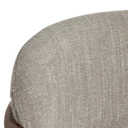 Brading Dining Chair With Arms Light Green+Dusty Oak, Neutral Fabric - Barker & Stonehouse - thumbnail 4