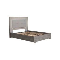 Rania King Bed & Slats, Grey Wood - Barker & Stonehouse - thumbnail 6