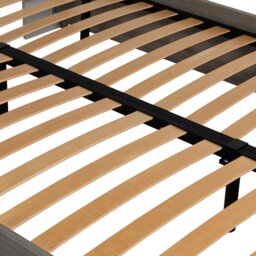 Rania King Bed & Slats, Grey Wood - Barker & Stonehouse - thumbnail 3