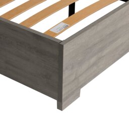 Rania King Bed & Slats, Grey Wood - Barker & Stonehouse - thumbnail 4