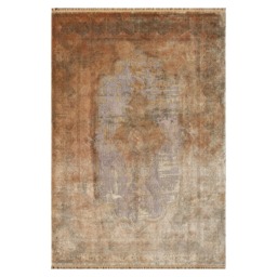 Artisan Copper 120x180cm Rug, Square Viscose Blend - Barker & Stonehouse