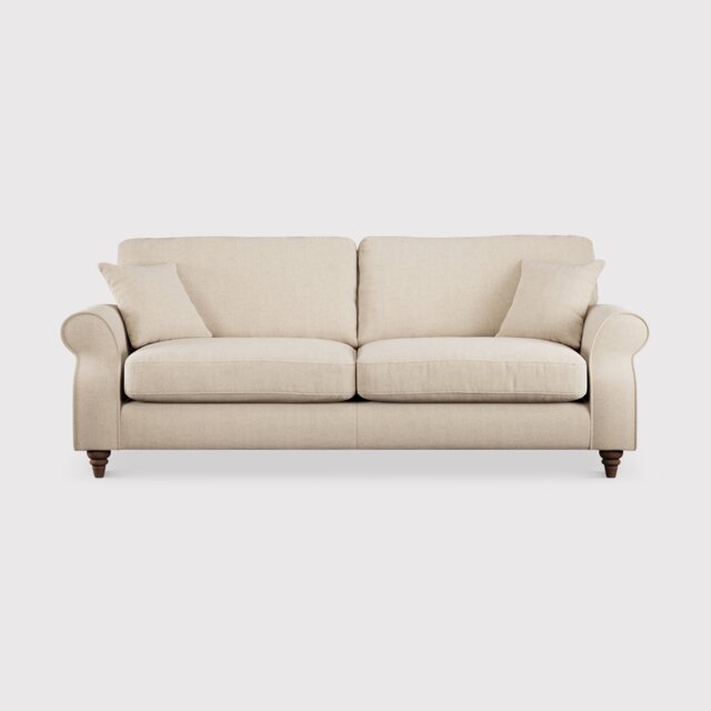 Hattie 4 Seater Sofa, Neutral Fabric - Barker & Stonehouse - image 1