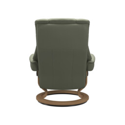 Stressless Mayfair Medium Classic Recliner Chair & Footstool Leather - Barker & Stonehouse - thumbnail 4